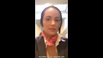 best flight attendant uses inflight wifi to cam on camsoda best