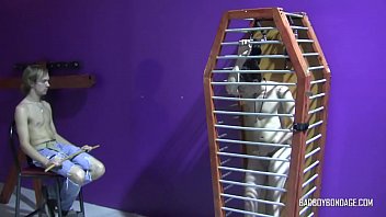 best seduce badboybondage young dom locks up skinny sub and him to jerk off best