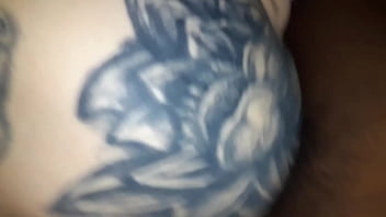 best adentro tatted blue haired milfpawg taking the curve from side best