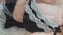 best men busty stepsister put on sexy lingerie and started playing with her big tits best