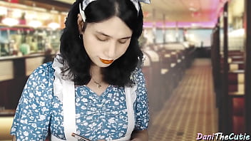 best kristina fucking the pretty waitress danithecutie in the weird asian diner feels nice best