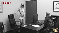 best milf anita blue has a deepthroat interview with chris in his office and studio best
