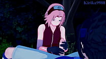 best sakura haruno and naruko uzumaki and sasuke uchiha intense sex naruto hentai best