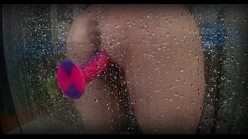 best spied on my chubby roomate trying her new toy in the shower almost dropped my phone trying to not get caught best
